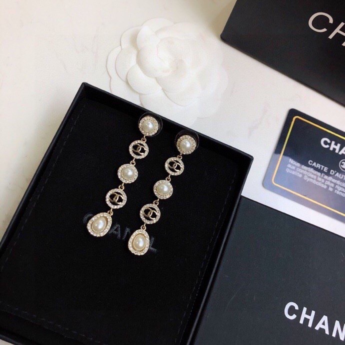 Ch*el earrings
